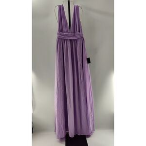 Lulu's Lilac Backless Maxi Dress